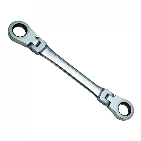 0143#Double Flexible Ratchet Wrench 